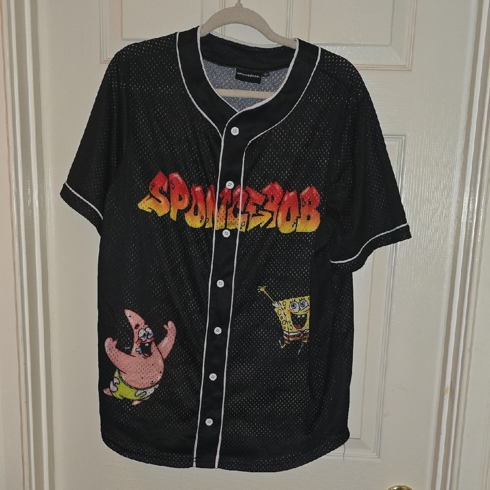 Black SpongeBob Men's Shirt